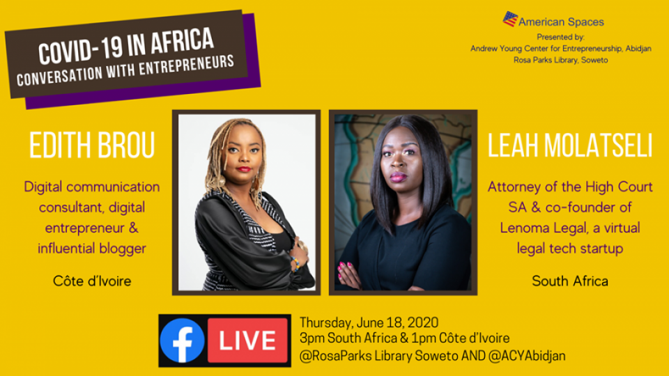 COVID-19 IN AFRICA : CONVERSATION WITH ENTREPRENEURS