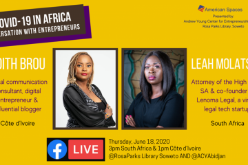 COVID-19 IN AFRICA : CONVERSATION WITH ENTREPRENEURS