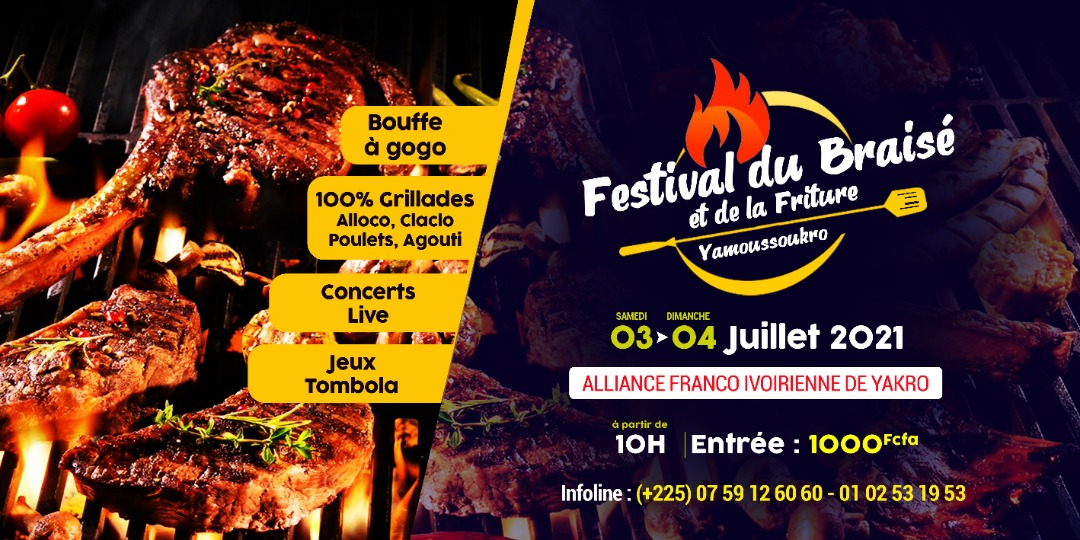 Festib : Festival du Braisé et de la Friture de Yamoussoukro 2021