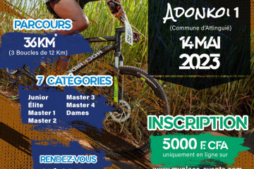 La Compétition de VTT à ADONKOI