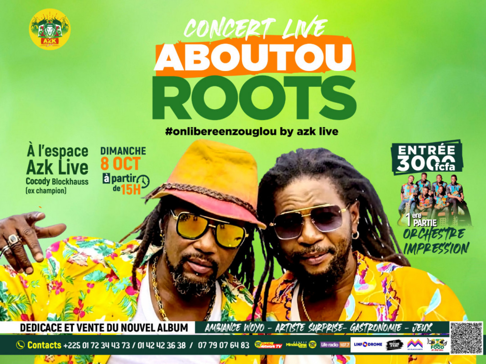 Concert live Aboutou Roots