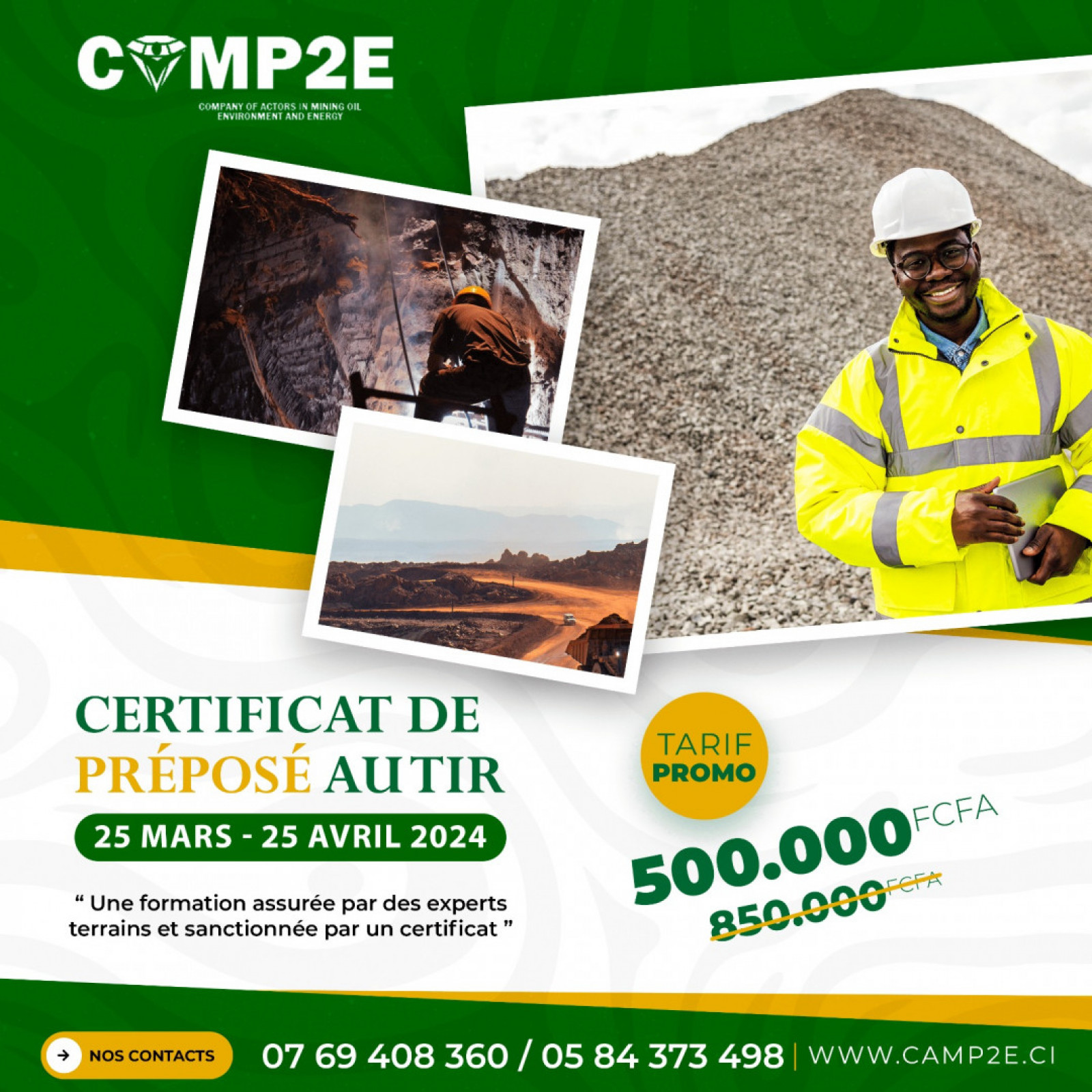 Certificat de Préposé au Tir