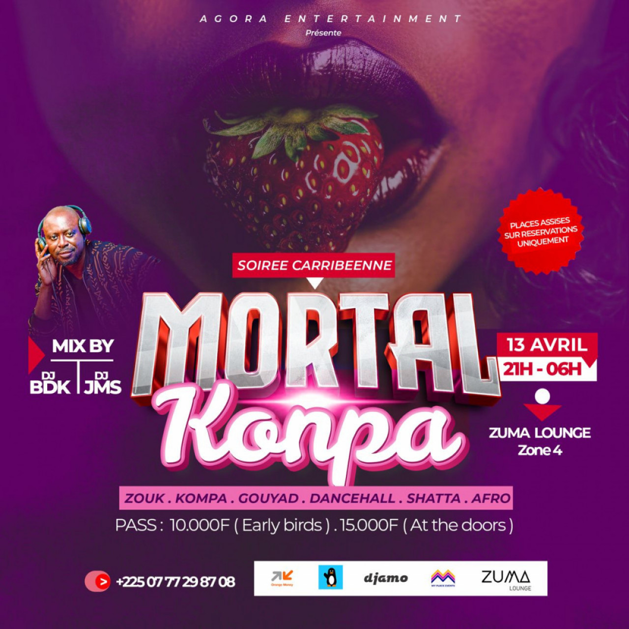 Soirée Caribbean Mortal Konpa