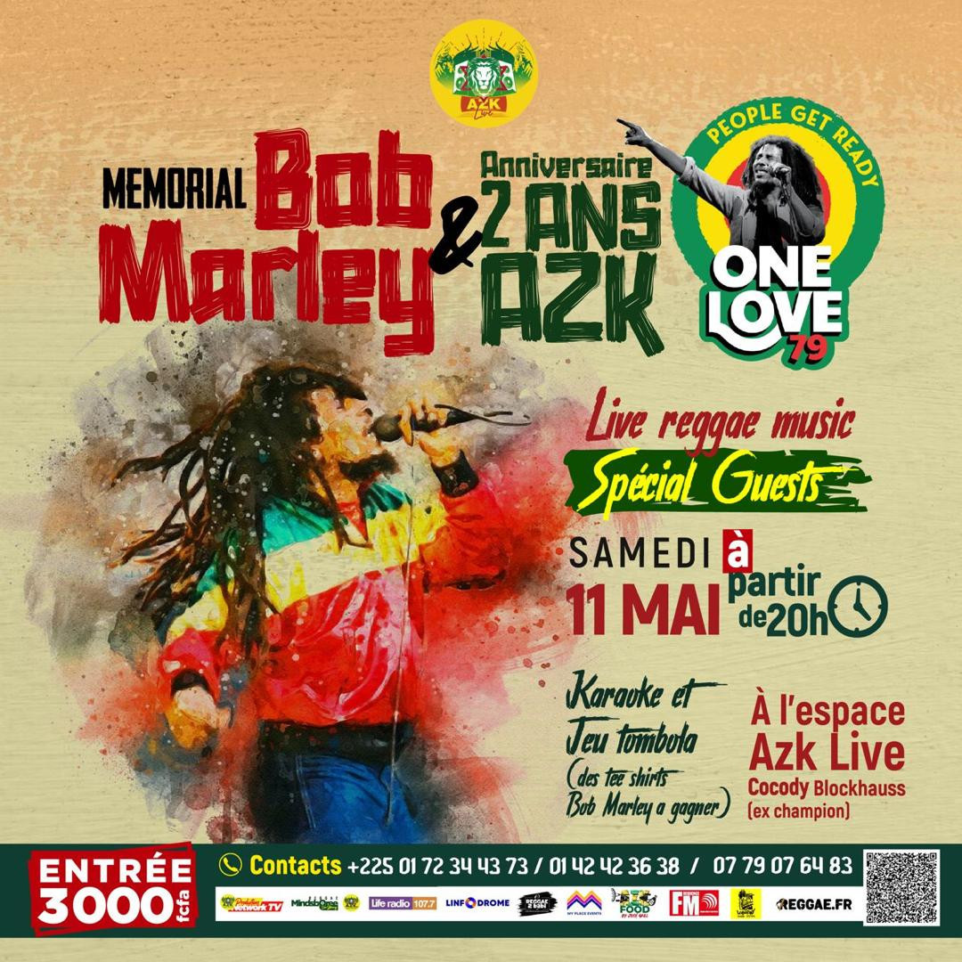 Memorial BOB MARLEY & Anniv AZK