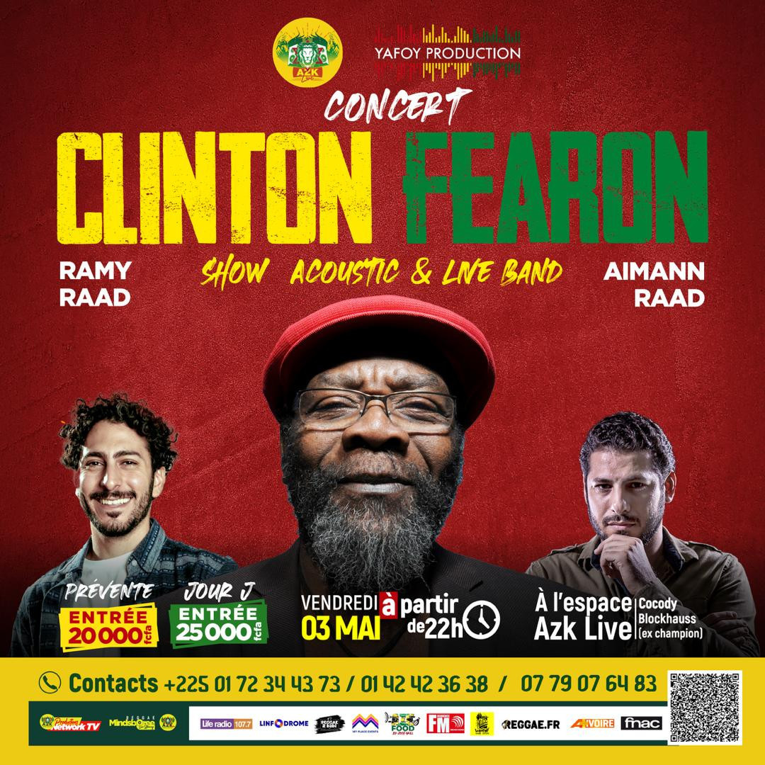 Concert Clinton Fearon Show Acoustic & Live Band