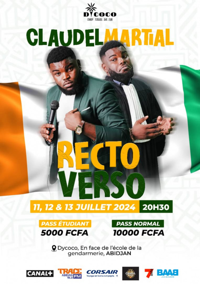 One Man Show Claudel Martial : Recto Verso