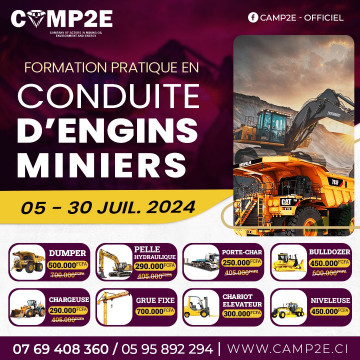 Formation en Conduite d'Engins Miniers