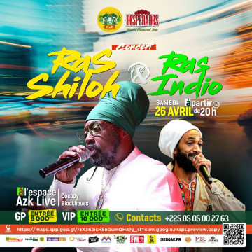 CONCERT RAS SHILO & RAS Indio