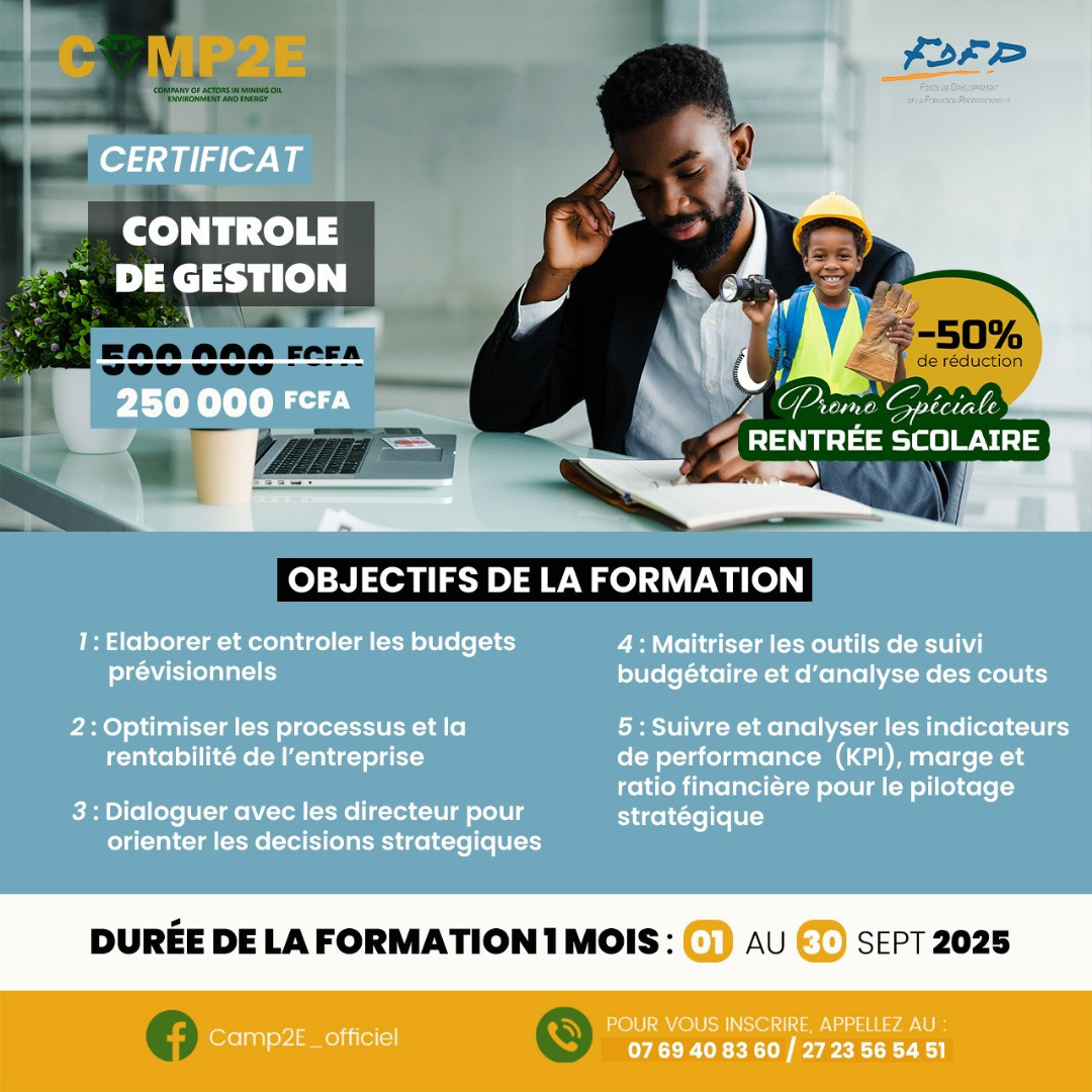 FORMATION CONTROLE DE GESTION