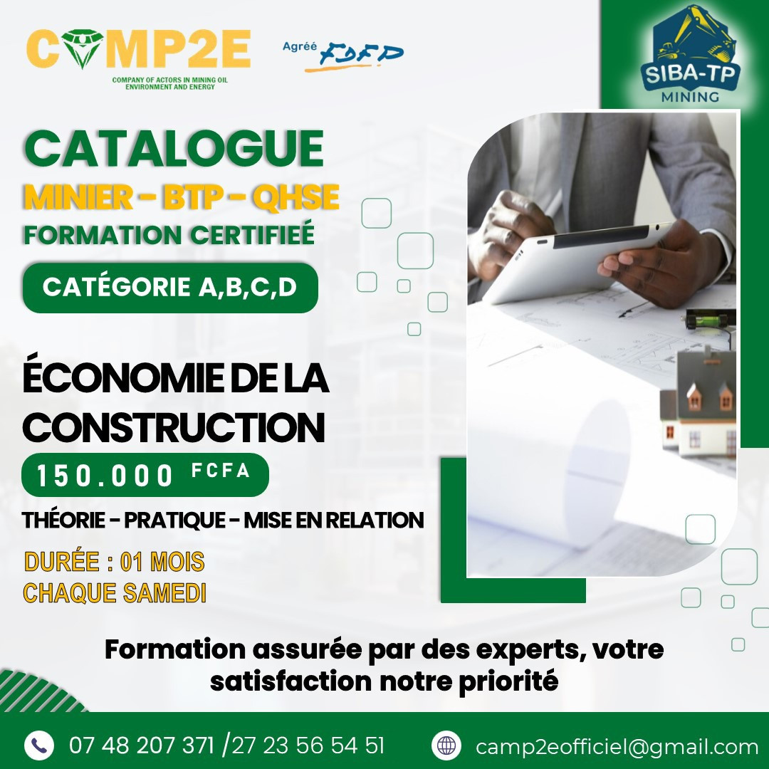 FORMATION MINIER BTP QHSE