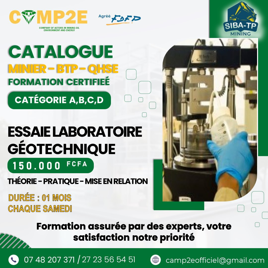 FORMATION ESSAIE LABORATOIRE