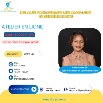 FORMATION : RÉUSSIR UNE CAMPAGNE DE SENSIBILISATION