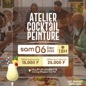 LES SOIRÉES SIGNATURE : Atelier Cocktail & peinture
