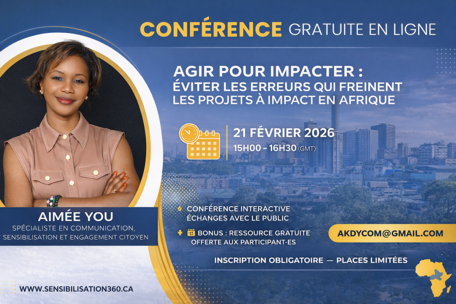 Conférence : Agir pour impacter en Afrique
