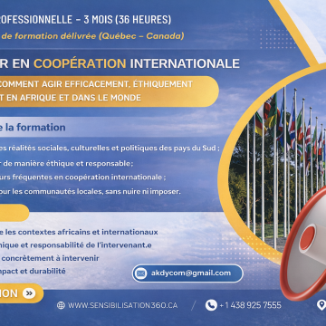Formation en coopération internationale