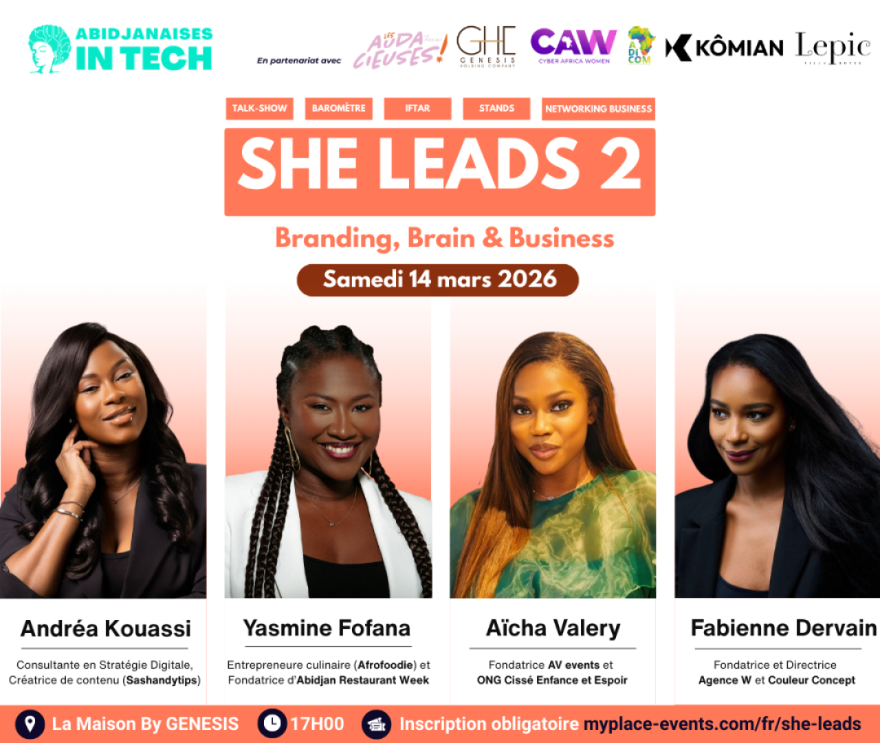 [TALK-SHOW & IFTAR] SHE LEADS 2  Branding, Brain & Business