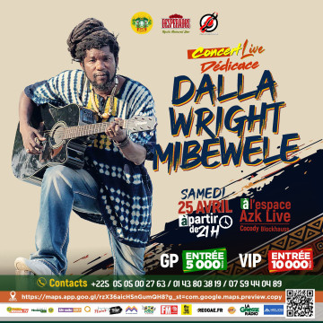 CONCERT LIVE DÉDICACE DALLA WRIGHT MIBELEWE