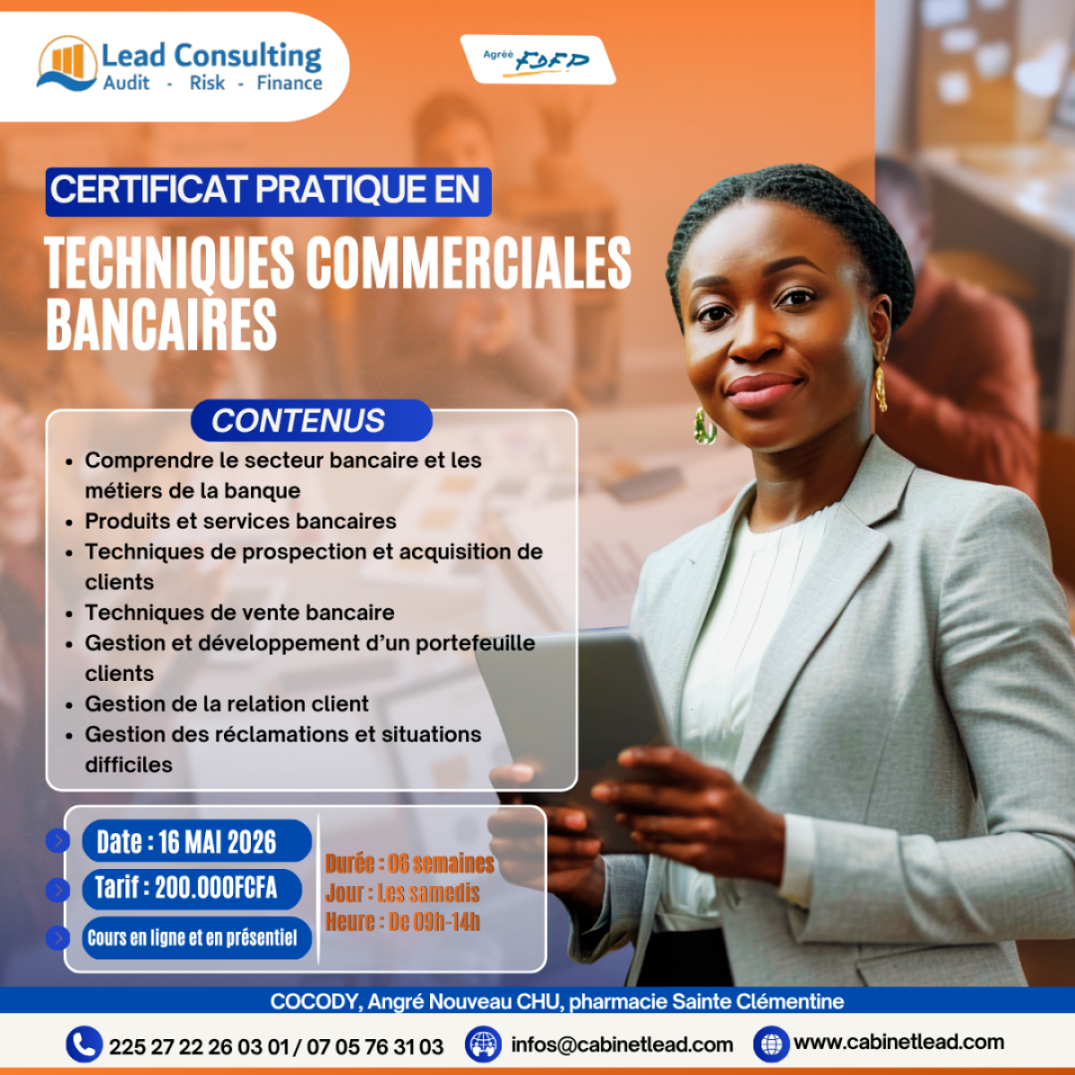CERTIFICAT PRATIQUE EN TECHNIQUES COMMERCIALES BANCAIRES