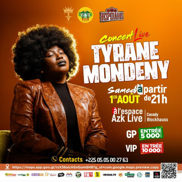 CONCERT LIVE TYRANE MONDENY