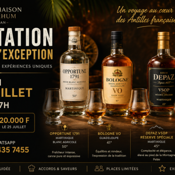 Atelier Dégustation Rhums Agricoles