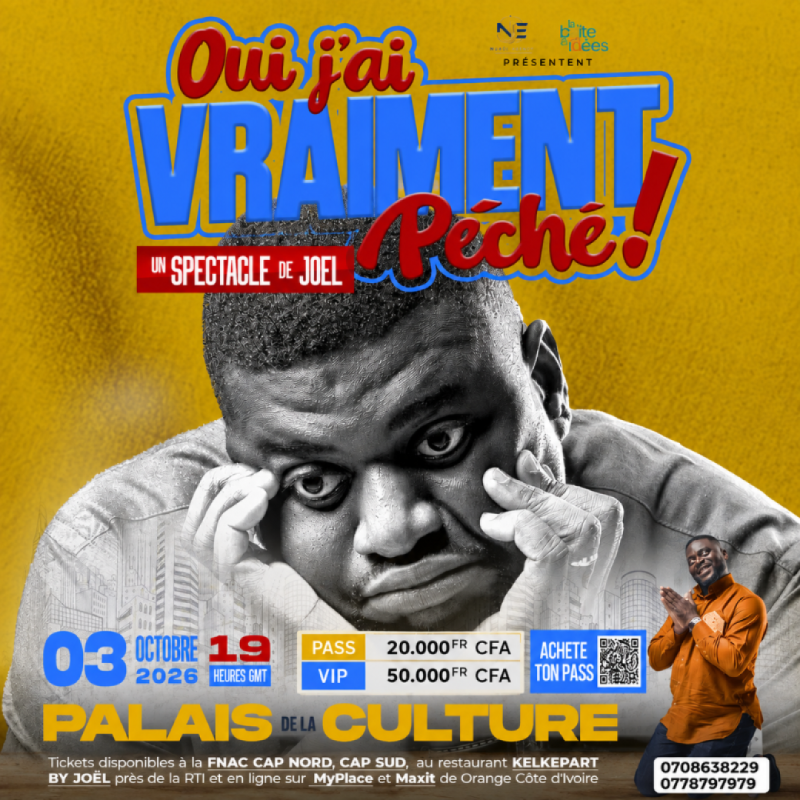 JOEL EN ONE MAN SHOW : OUI J'AI VRAIMENT PÉCHÉ