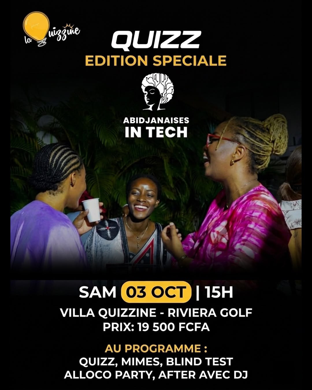 La QUIZZINE ÉDITION SPÉCIALE × ABIDJANAISES IN TECH