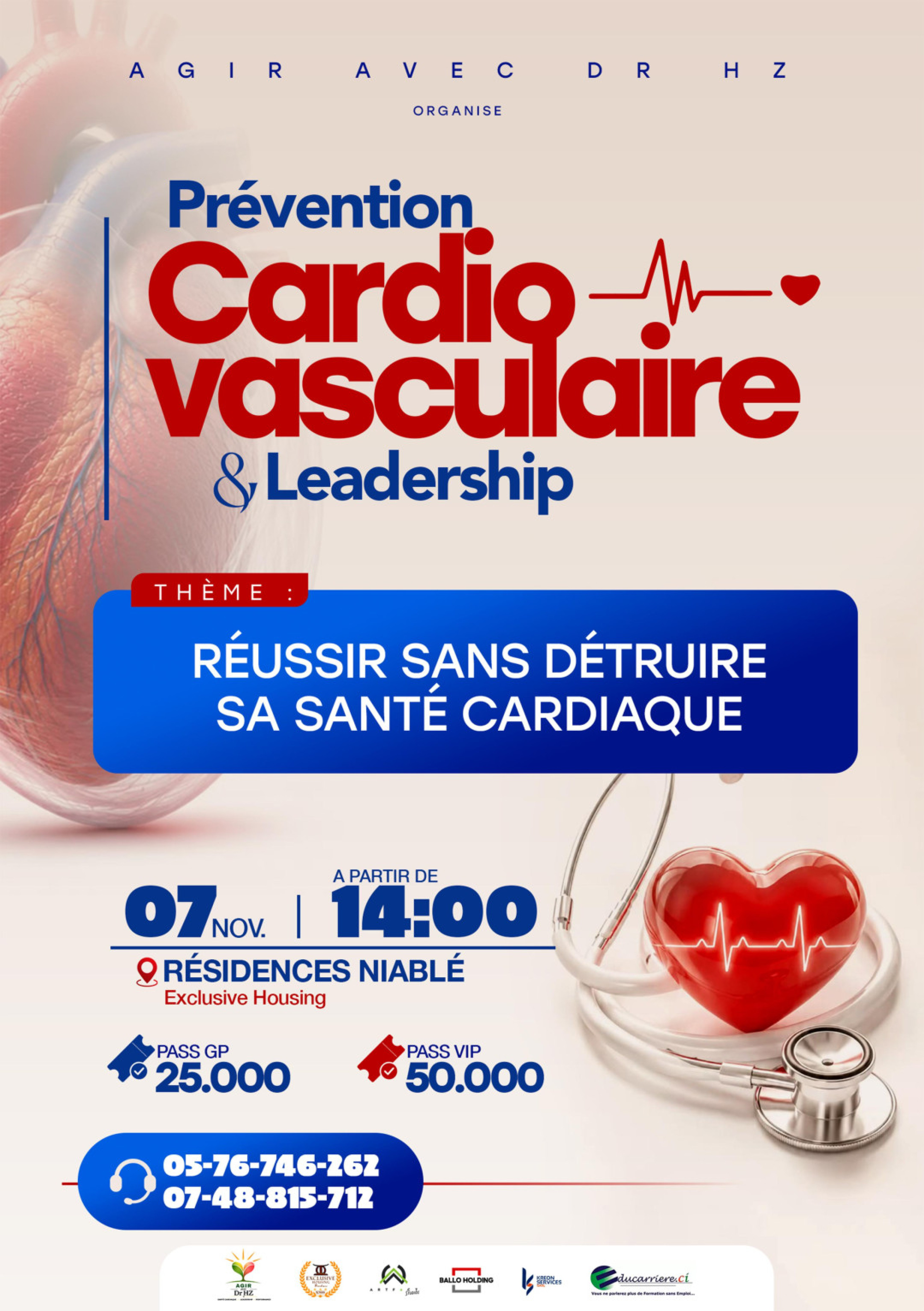 PRÉVENTION CARDIO VASCULAIRE & LEADERSHIP